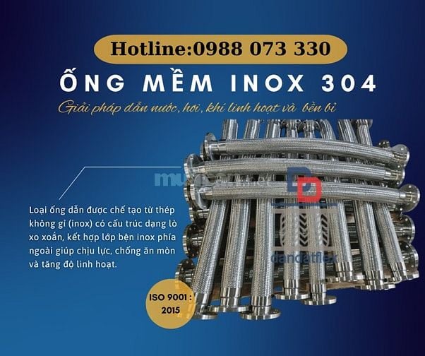 ỐNG MỀM INOX – CHỊU NHIỆT, CHỐNG GỈ, SIÊU BỀN!
