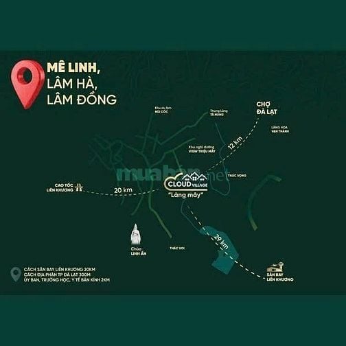 BÁN LÔ ĐẤT THỔ CƯ MÊ LINH – TÀ NUNG, ĐÀ LẠT – GIÁ CHỈ 599 TRIỆU