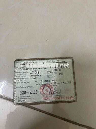 bán xe sirius  đẹp