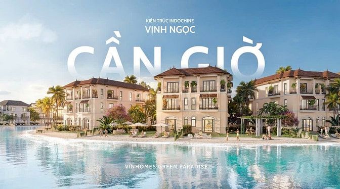 Bán nhà phố Dự án Vinhomes Green Paradise Cần Giờ 
