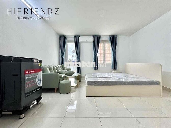 Khai Trương 1PN Mới 100% Full NT Bãi Xe Rộng Sát Quận 5 , Quận 1 - HF