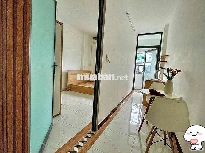 💥Phòng tách bếp - Bancol lớn - Full nội thất - Free xe