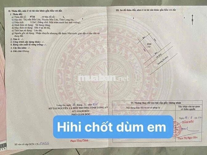 bán đất kdc trần anh lô biệt thự