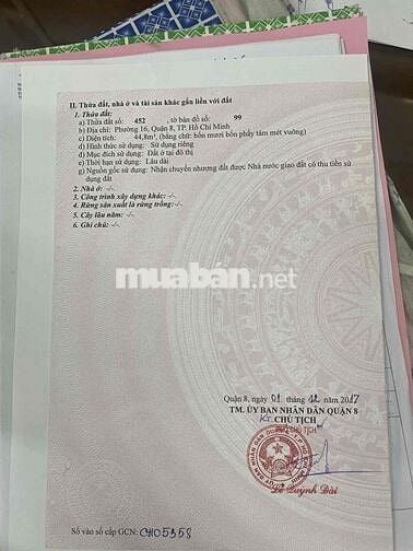 Bán nền 4x11m đã ép cộc 3 tấm rưỡi, HXH