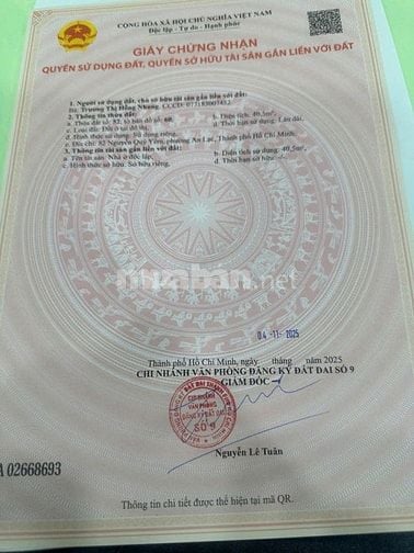 Nhà 2 MTKD Nguyễn Quý Yêm Bình Tân – Đường 8m, 1 Trệt 1 Lầu, Giá Tốt