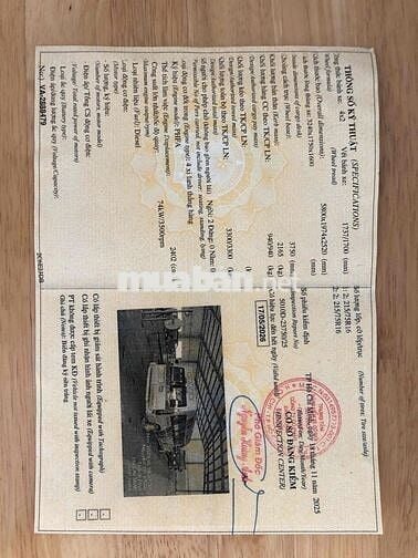 bán xe van 3N/940kg