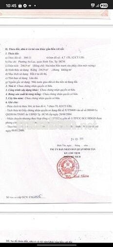 Bán nhà 247 m2 chính chủ tại khu vực đường Lê Cơ, Bình Tân giá 19 tỉ