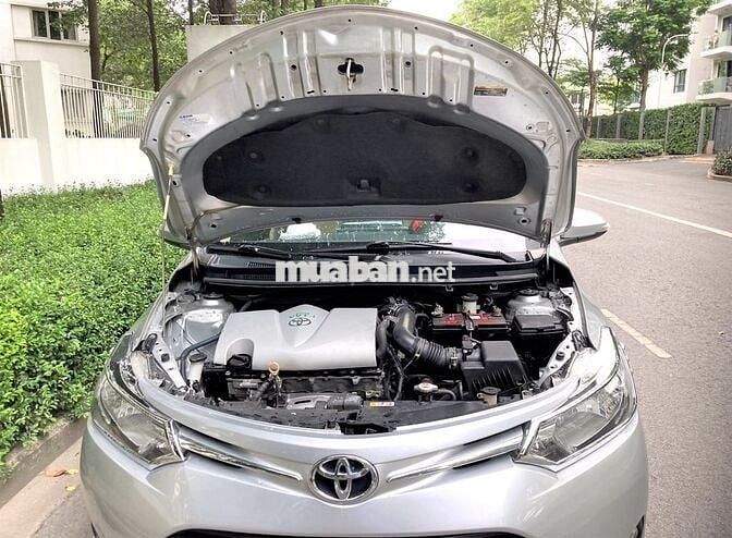 Bán Vios 1.5E 2018 màu bạc Zin xe gia đình: 265tr