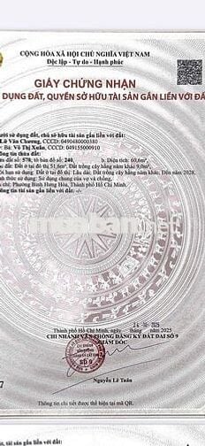 ĐẤT 4x 16 — HẺM 6M - NGAY TKTQ- BÌNH LONG