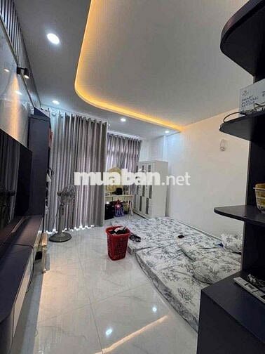 NHÀ LÊ VĂN QUỚI 4 TẦNG HẺM XE HƠI 50m2 (4mx 13m)