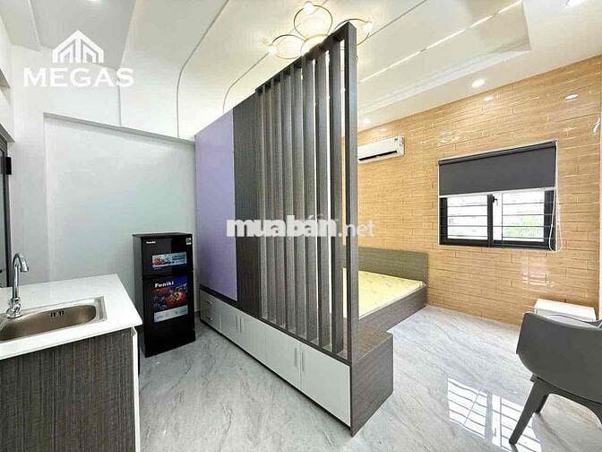 Studio Tách Bếp - New 100% - Luxury ✨Máy Giặt Riêng📍Kara Baly, Ngã 4Xã