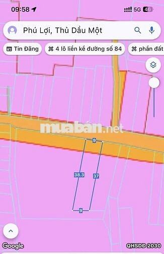 Mặt tiền hẻm 178 Huỳnh Văn Luỹ 9x37