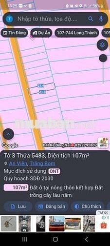 5X21 THỔ CƯ SÁT KHU CÔNG NGHIỆP XÃ AN VIỄN TRẢNG BOM