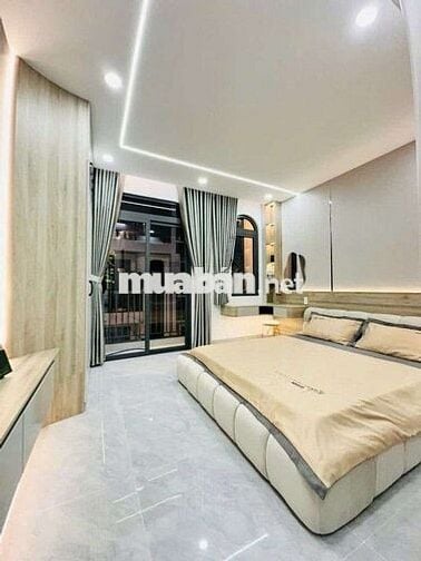 Nhà 5 tầng hẻm 12m thông số 4x14m full nội thất phường Thới An Quận 12