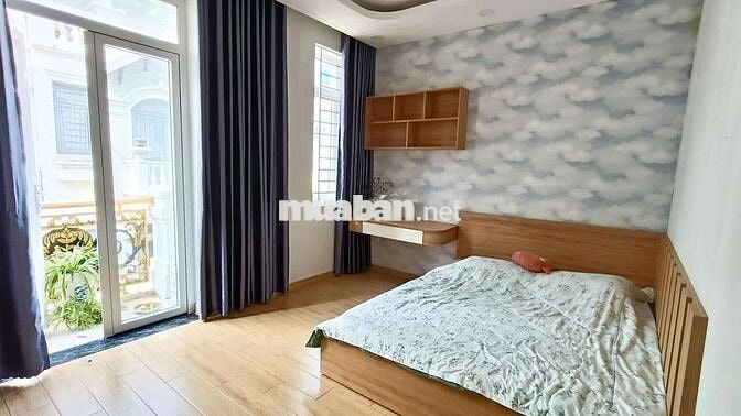 Cho thuê khu nhà phố liền kề, 3pn Full Nội Thất, Nguyễn Văn Dung p6 GV