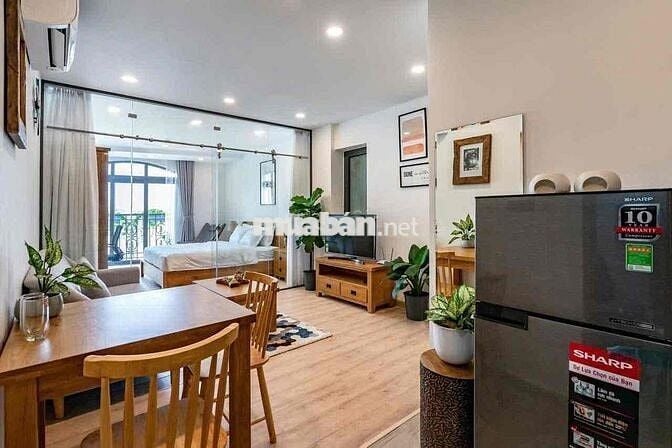 ✨CHO THUÊ CĂN HỘ 1PN TÁCH BẾP BANCOL NGAY CẦU CÔNG LÝ_BỜ KÈ TRƯỜNG SA