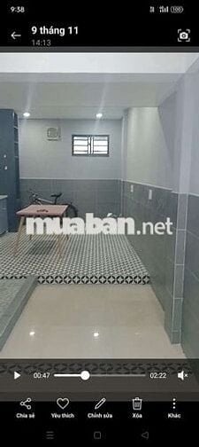 Nhà mặt tiền Kinh doanh sầm uất phạm thế hiển DT 4m x 30m trệt 1 lầu