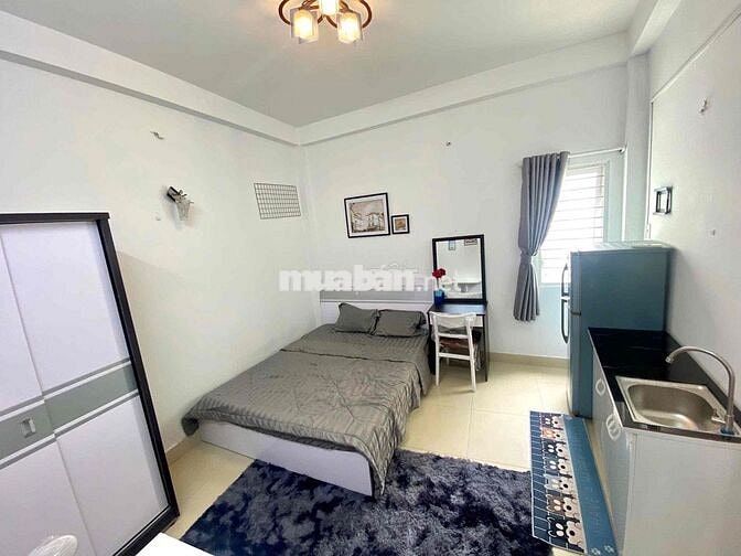 🔥STUDIO CỬA SỔ TRỜI THOÁNG MÁT GIÁ RẺ ĐẦY ĐỦ NỘI THẤT NGAY TRUNG TÂM