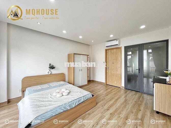 Studio ban công, full nội thất, diện tích siêu rộng ngay KCN Tân Bình