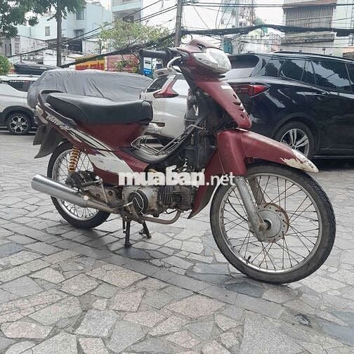 Honda Wave apha 2004 đỏ đen máy êm ru.giấy tờ đủ