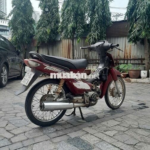 Honda Wave apha 2004 đỏ đen máy êm ru.giấy tờ đủ