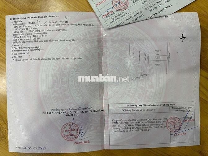 🏩 Bán cặp đất mt đường 10m5 Hoàng Trung Thông, 180m2, 1x tỷ tl