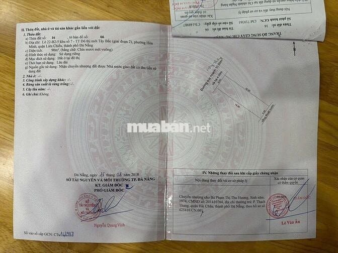 🏩 Bán cặp đất mt đường 10m5 Hoàng Trung Thông, 180m2, 1x tỷ tl