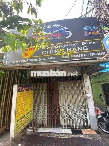 Bán nhà mặt tiền Trần Xuân Soạn khu dân cư sầm uất