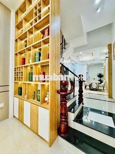 🤩🤩. nhà đẹp gò vấp 4 tầng nội thất cao cấp hẻm xe hơi 7 đồng tí