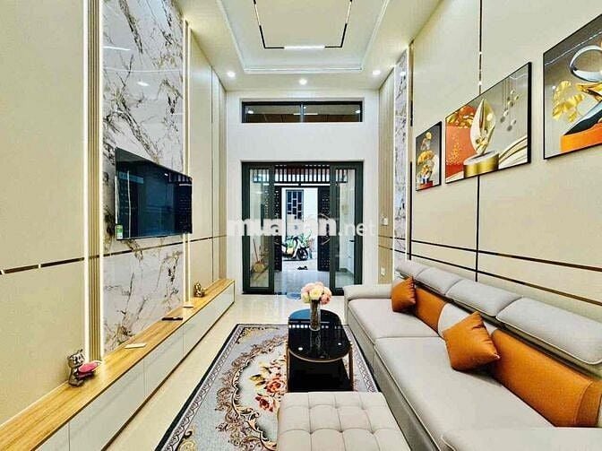 🤩🤩. nhà đẹp gò vấp 4 tầng nội thất cao cấp hẻm xe hơi 7 đồng tí