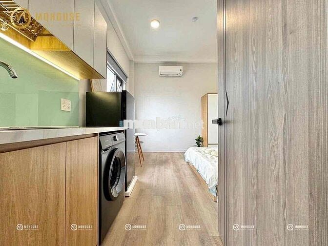 STUDIO CỬA SỔ TRỜI FULL NỘI THẤT CAO CẤP NGAY GẦN NGÃ TƯ BỐN XÃ