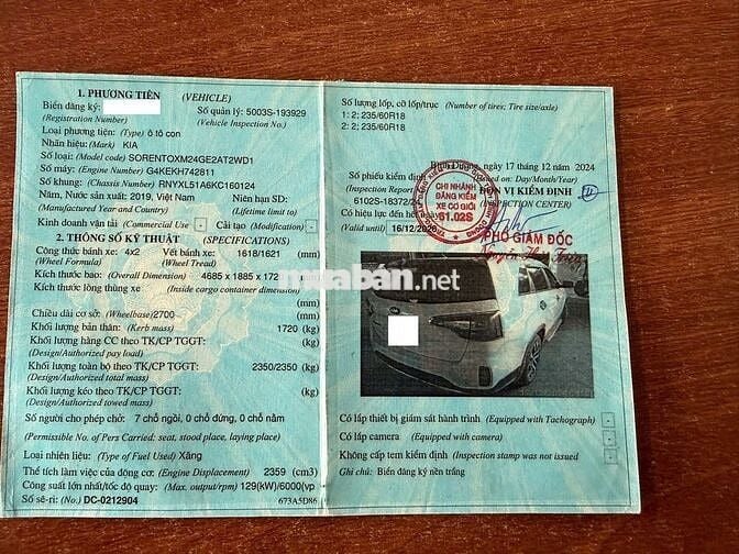 Kia Sorento 2019 2.4 GAT Deluxe - 82000 km