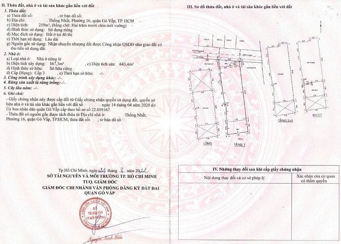 Bán căn hộ dịch vụ 219m² Gò Vấp , thang máy, hầm xe, 31 phòng