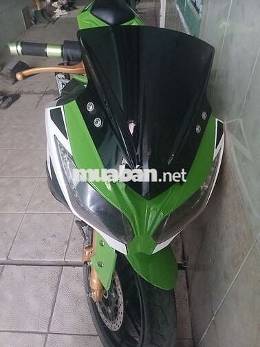 Kawasaky ninja 250 dk 2017 màu xanh trắng
