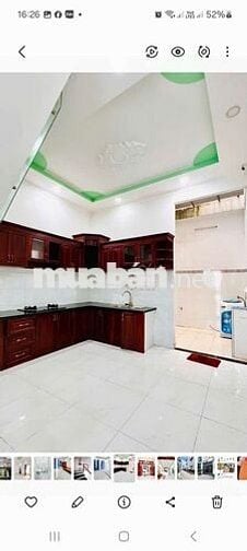 Cho thuê nhà tx 22 q12 2 lầu 4p ngủ hẻm xe tải giá 8tr