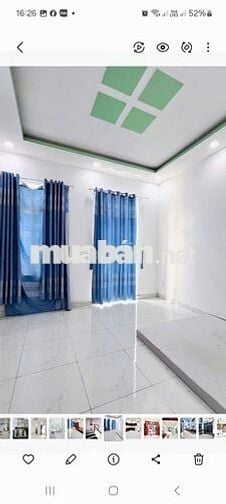 Cho thuê nhà tx 22 q12 2 lầu 4p ngủ hẻm xe tải giá 8tr