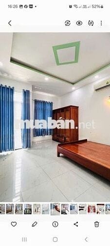 Cho thuê nhà tx 22 q12 2 lầu 4p ngủ hẻm xe tải giá 8tr