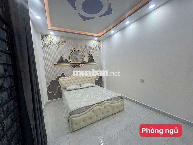 BÁN NHÀ ĐẸP FULL NỘI THẤT KHU 18B HẺM  XE TẢI