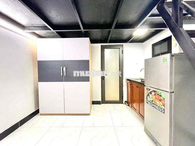 PHÒNG GÁC CỰC XINH NGAY PHAN XÍCH LONG NHÀ MỚI - THANG MÁY - FULL NT