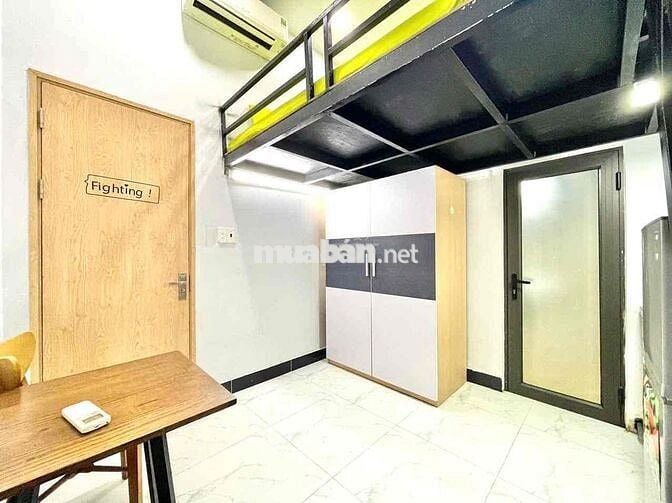 PHÒNG GÁC CỰC XINH NGAY PHAN XÍCH LONG NHÀ MỚI - THANG MÁY - FULL NT