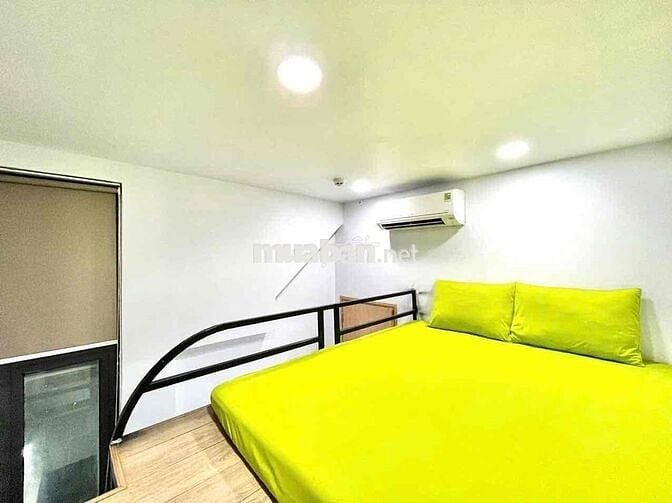 PHÒNG GÁC CỰC XINH NGAY PHAN XÍCH LONG NHÀ MỚI - THANG MÁY - FULL NT