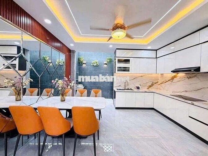 Cho thuê nhà mới xây full nội thất cao cấp q12