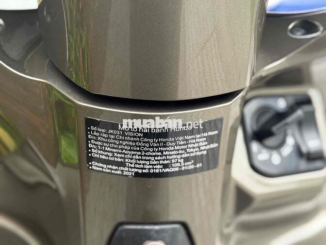 Honda Vision 2021 màu Nâu