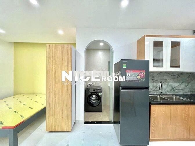 CĂN HỘ STUDIO BALCONY🍀THIẾT KẾ HIỆN ĐẠI_MÁY GIẶT RIÊNG🔥PHAN VĂN TRỊ