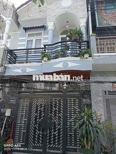 BÁN ĐẤT TẶNG NHÀ 2 LẦU HẺM 2 XE HƠI KHÔNG QUY HOẠCH 5.2TỶ