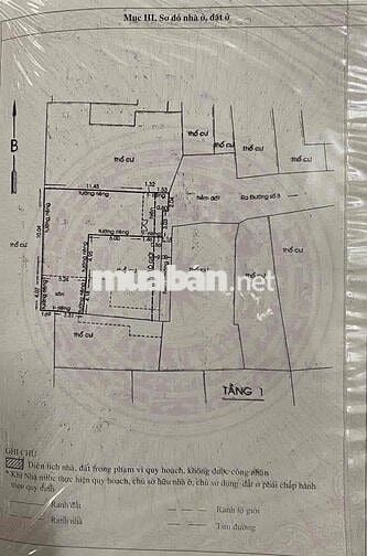 Nhà cấp 4 diện tích 120m2(Chính chủ)