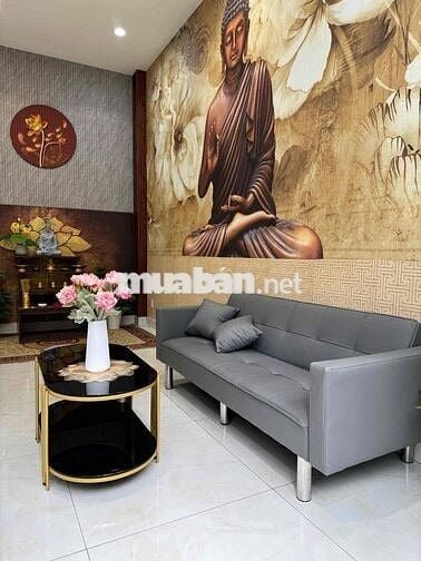 cho thuê nhà Hxh 1/ quang trung p10 4x20) 2 lầu , st , 4pn , 4w , kd d