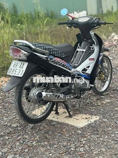 Yamaha Sirius 50cc 2023 Trắng đen xanh