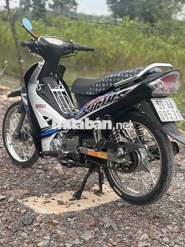 Yamaha Sirius 50cc 2023 Trắng đen xanh