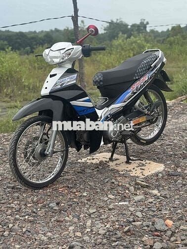 Yamaha Sirius 50cc 2023 Trắng đen xanh